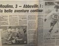26 janvier 1986: L’AS Moulins aux 16ème de finale de la Coupe de France