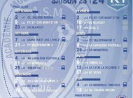 Calendrier de la saison R1