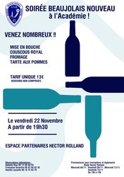 SOIREE BEAUJOLAIS NOUVEAU 